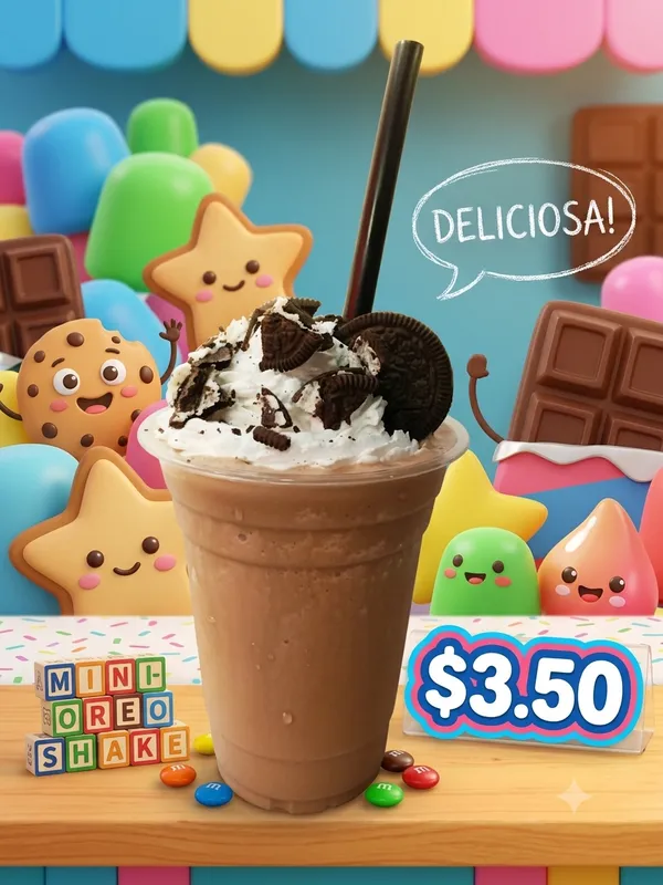 Malteada de Oreo con Chocolate