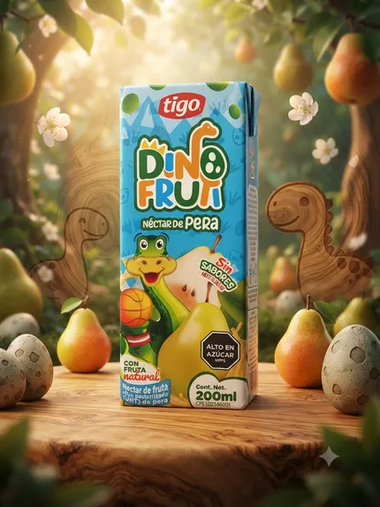 Jugo de cartón pequeño