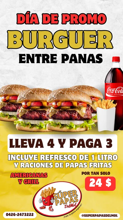 Promo Burguer 4x3