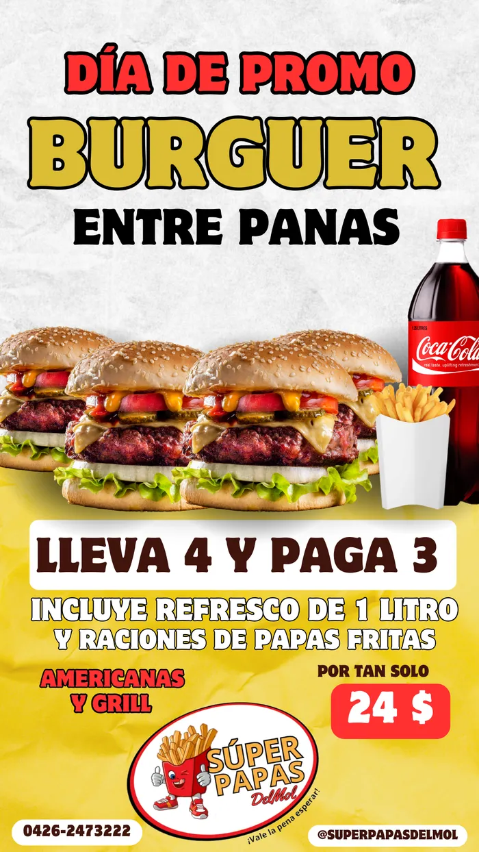 Promo Burguer 4x3